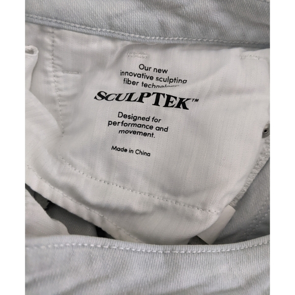 Athleta Sculptek Glacier Wash Skinny Crop Jeans - Picture 5 of 8